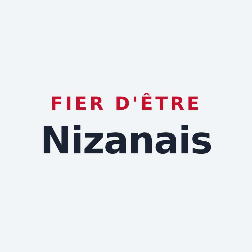 Poster « Fier d'être Nizanais » — design pour Le Nizan