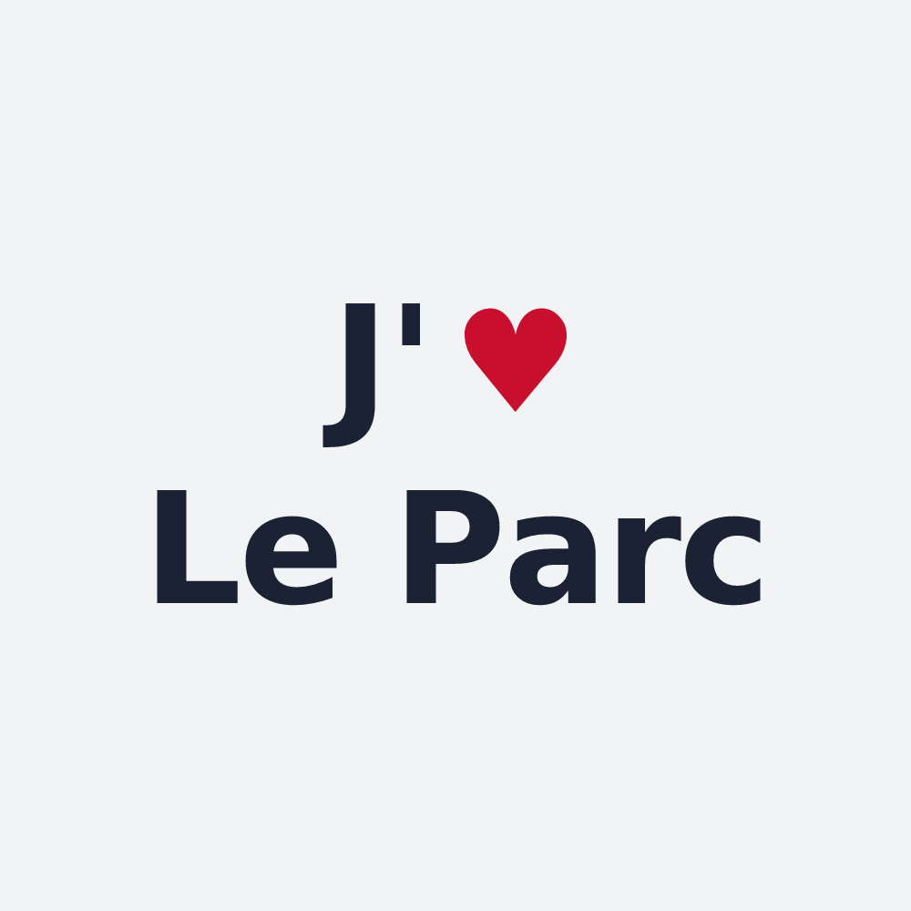Poster personnalisé Le Parc — design J'aime Le Parc
