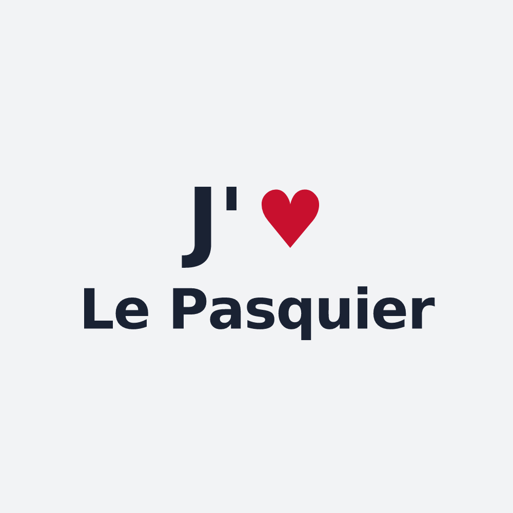 Poster personnalisé Le Pasquier — design J'aime Le Pasquier