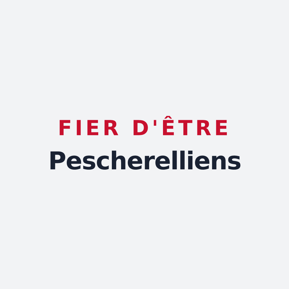 Poster « Fier d'être Pescherelliens » — design pour Le Pêchereau