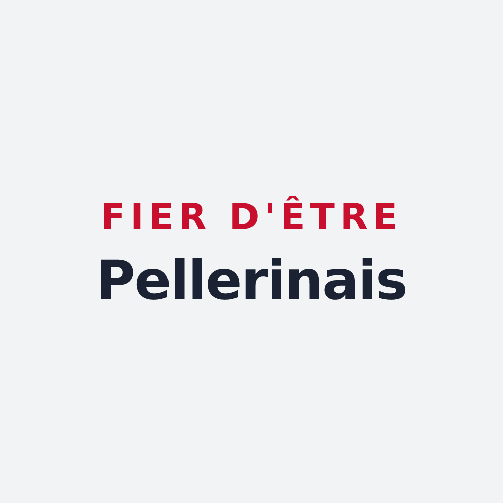 Poster « Fier d'être Pellerinais » — design pour Le Pellerin