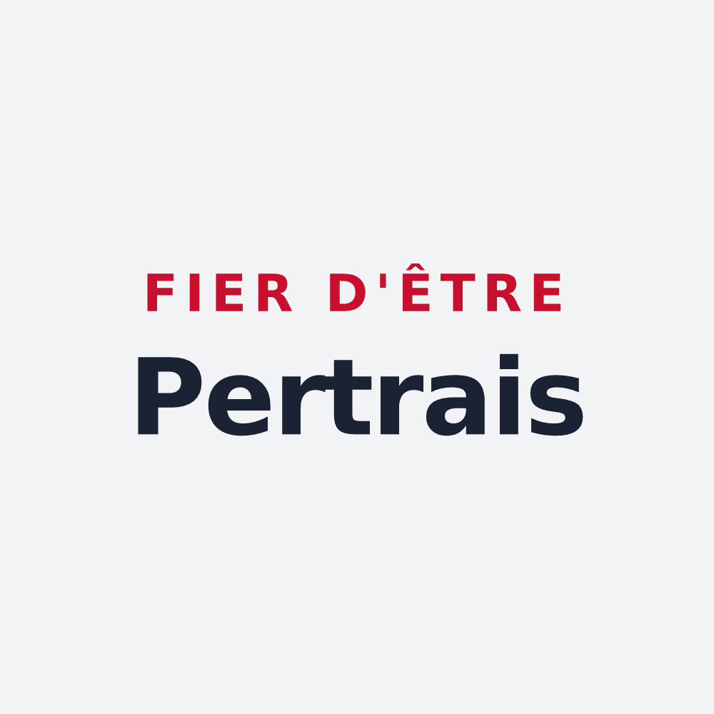 Poster « Fier d'être Pertrais » — design pour Le Pertre