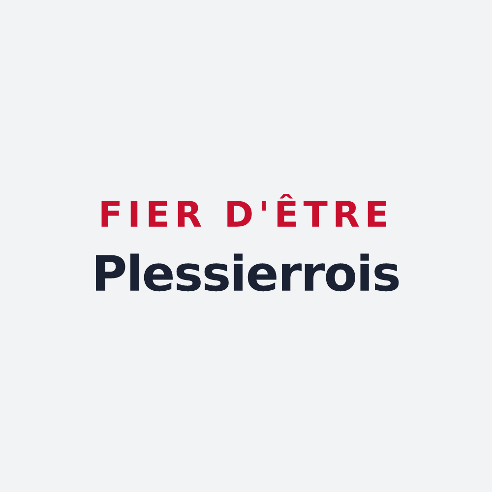 Poster « Fier d'être Plessierrois » — design pour Le Plessier-sur-Bulles