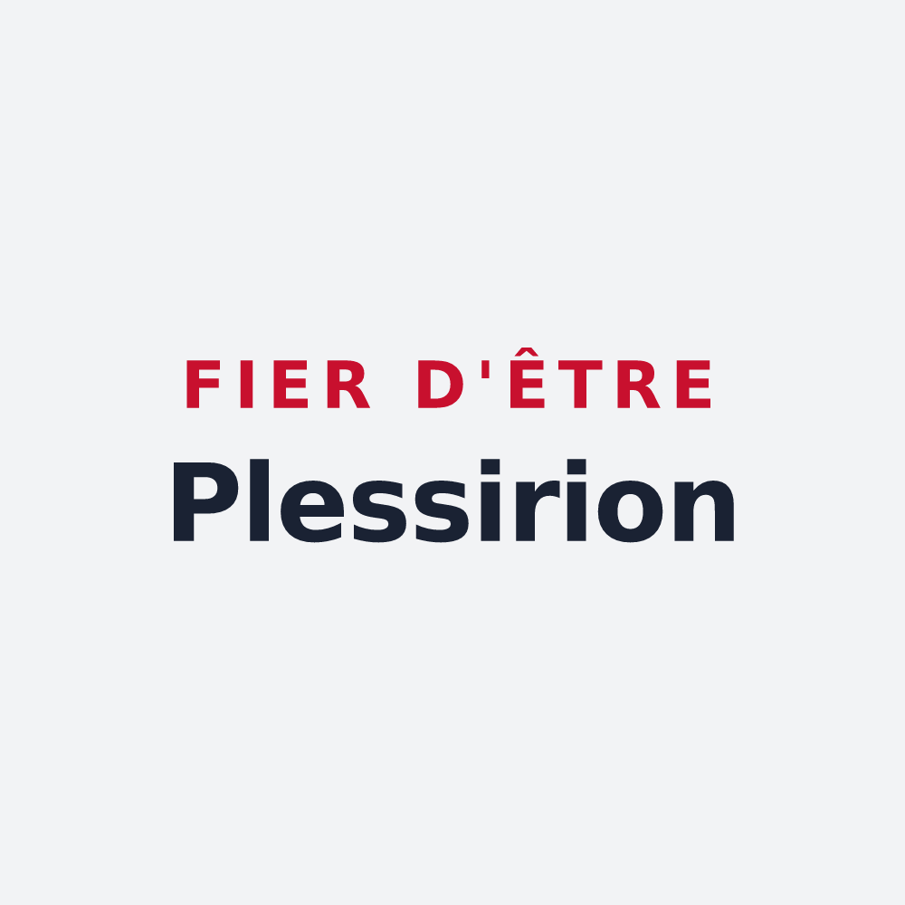 Poster « Fier d'être Plessirion » — design pour Le Plessis-Lastelle