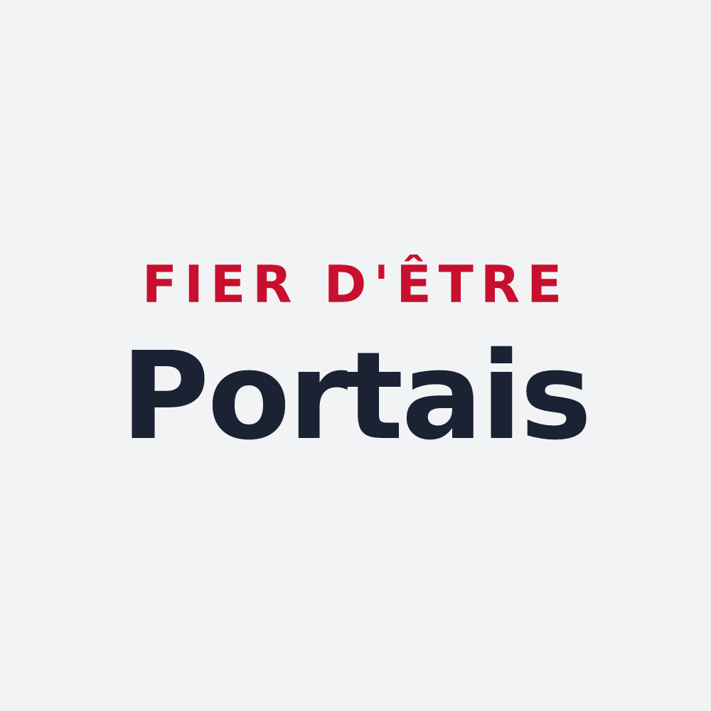 Poster « Fier d'être Portais » — design pour Le Port