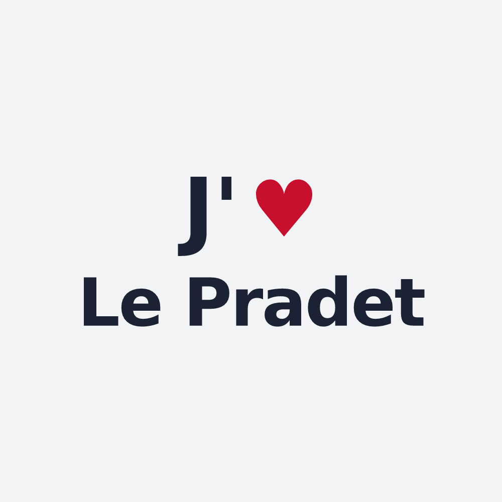 Poster personnalisé Le Pradet — design J'aime Le Pradet