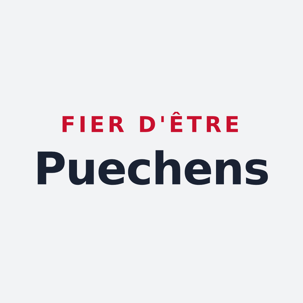 Poster « Fier d'être Puechens » — design pour Le Puy-Sainte-Réparade
