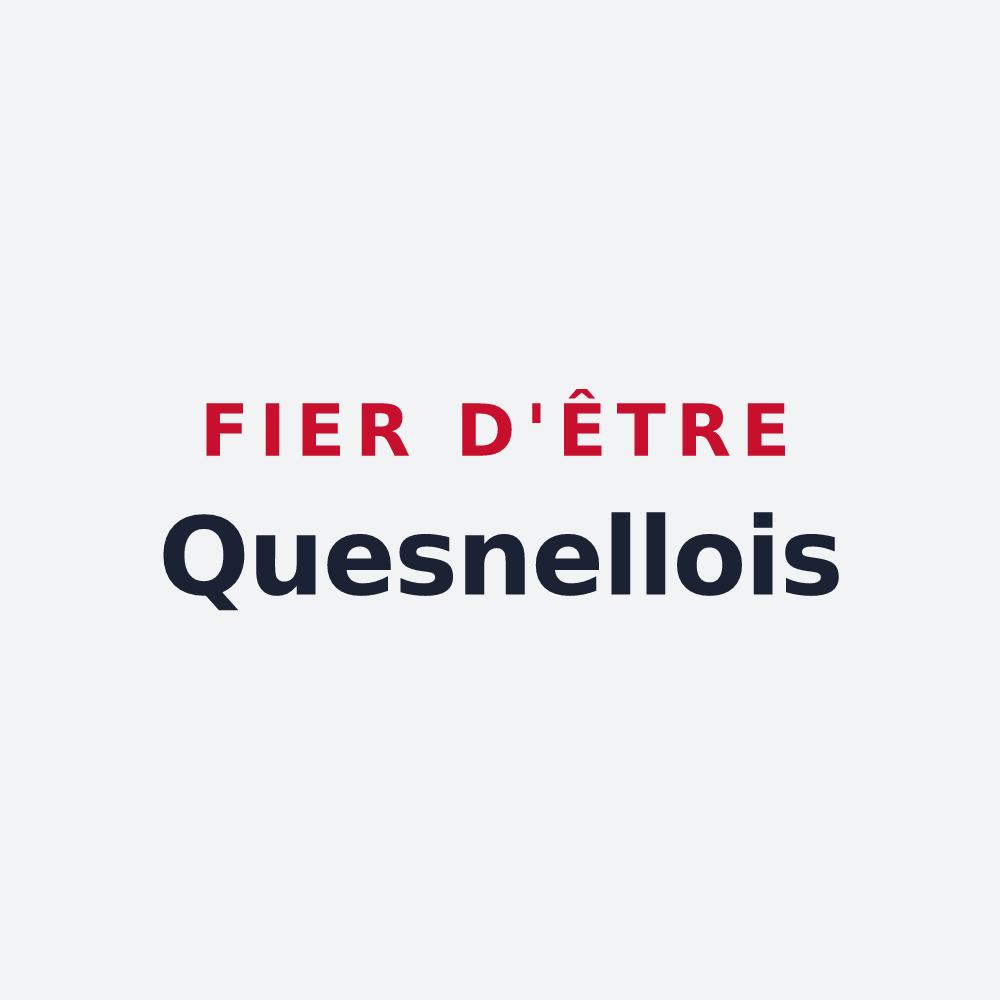 Poster « Fier d'être Quesnellois » — design pour Le Quesnel