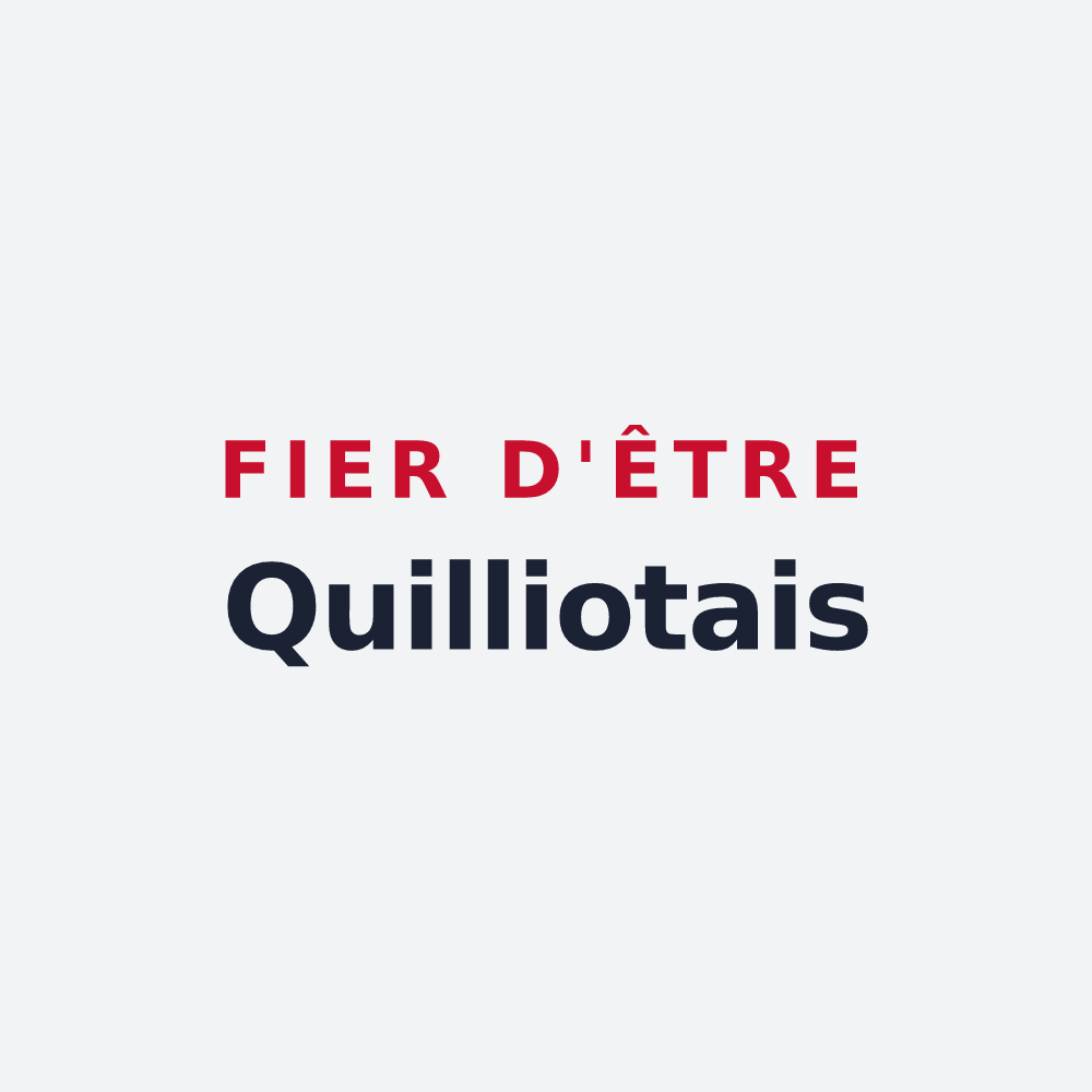 Poster « Fier d'être Quilliotais » — design pour Le Quillio