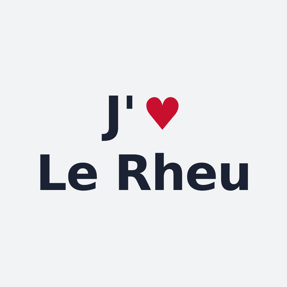 Poster personnalisé Le Rheu — design J'aime Le Rheu