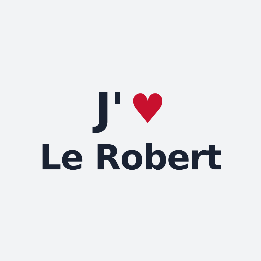Poster personnalisé Le Robert — design J'aime Le Robert