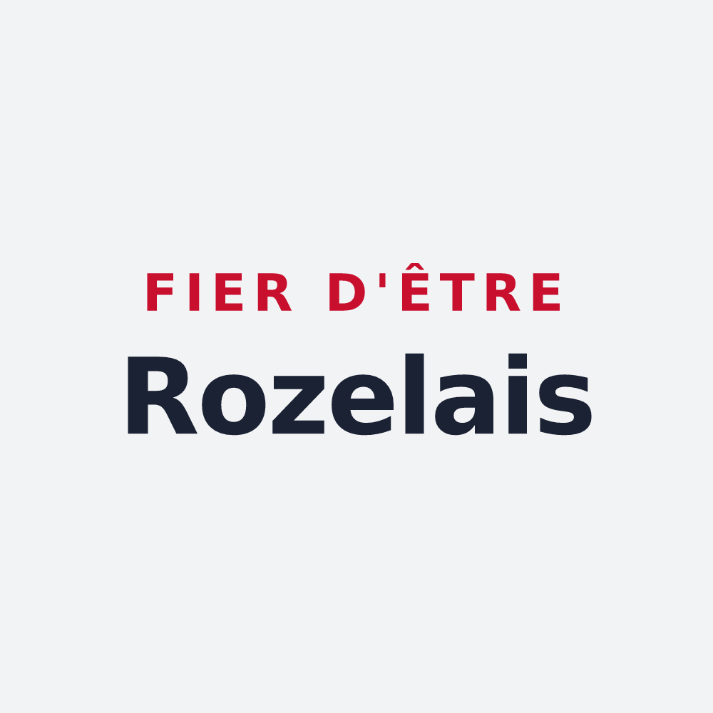 Poster « Fier d'être Rozelais » — design pour Le Rozel