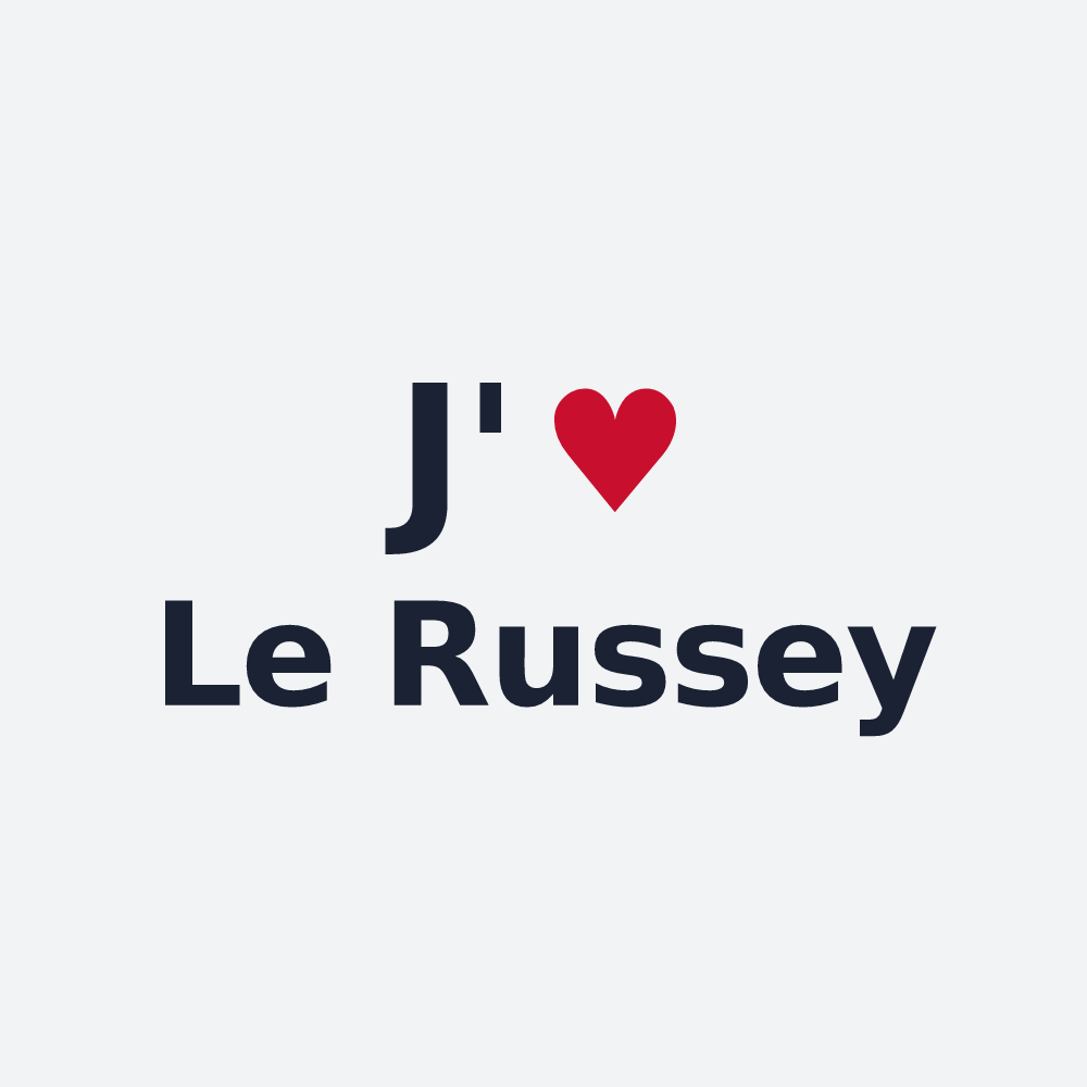 Poster personnalisé Le Russey — design J'aime Le Russey