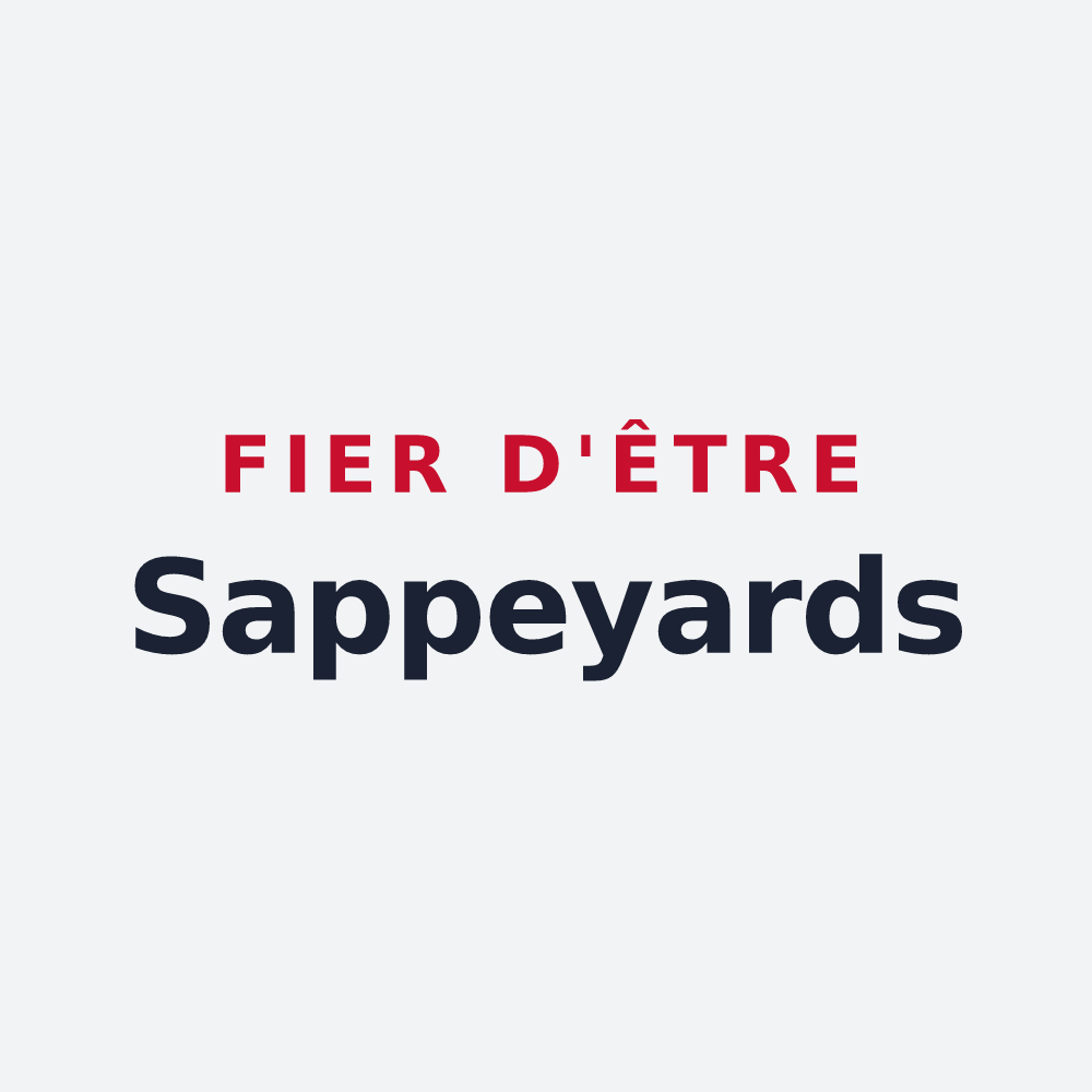 Poster « Fier d'être Sappeyards » — design pour Le Sappey-en-Chartreuse