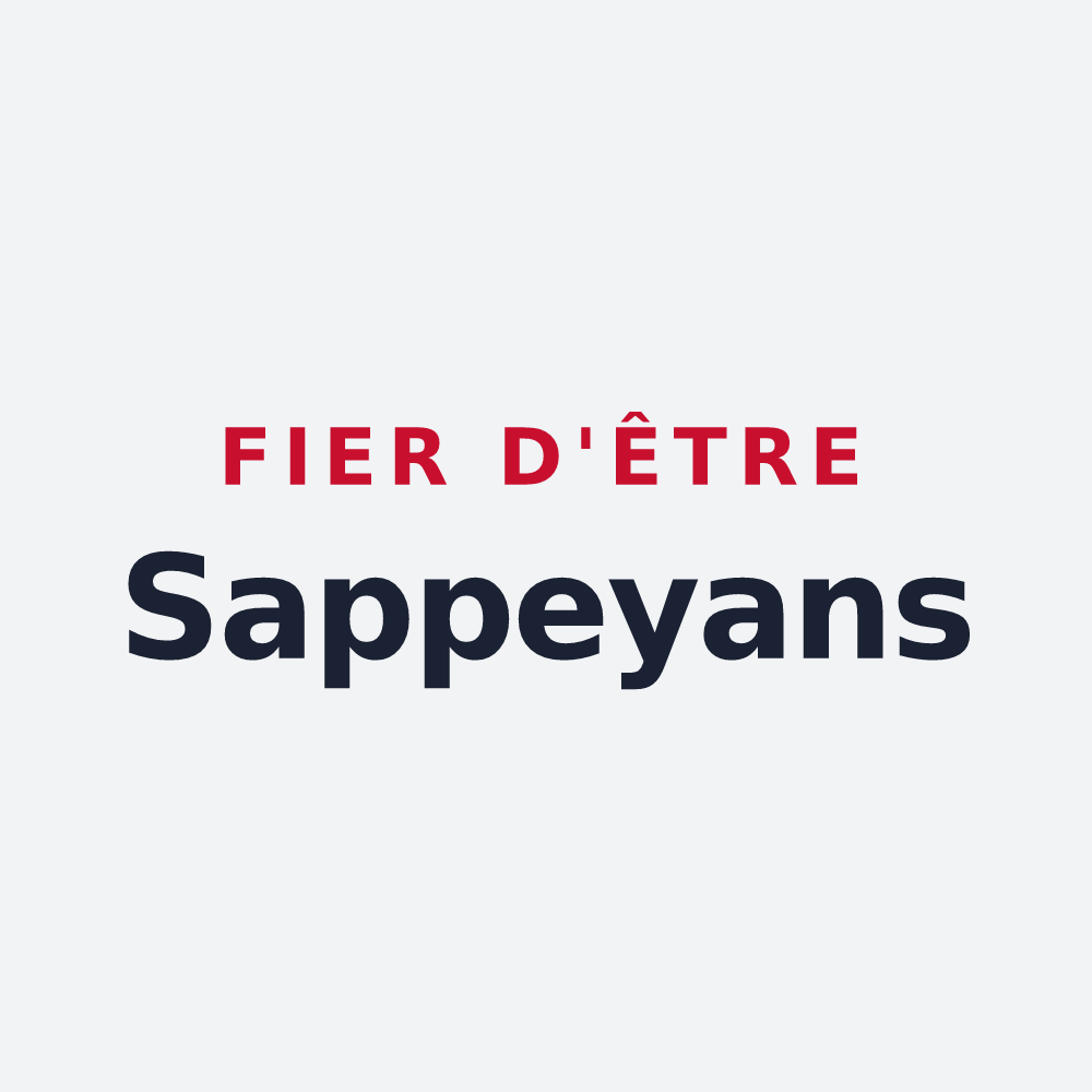 Poster « Fier d'être Sappeyans » — design pour Le Sappey