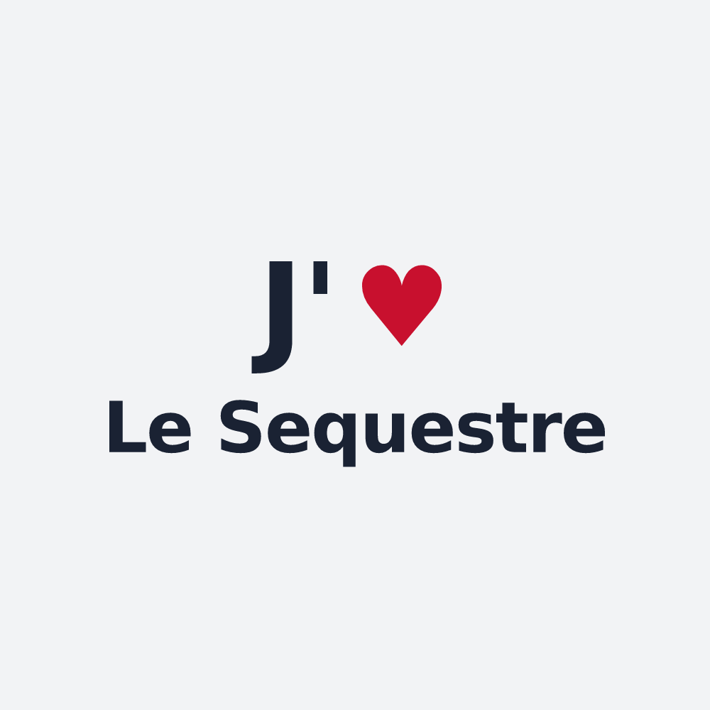 Poster personnalisé Le Sequestre — design J'aime Le Sequestre