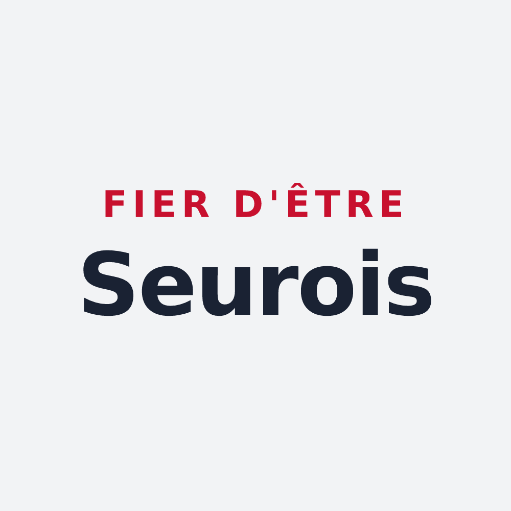Poster « Fier d'être Seurois » — design pour Le Seure