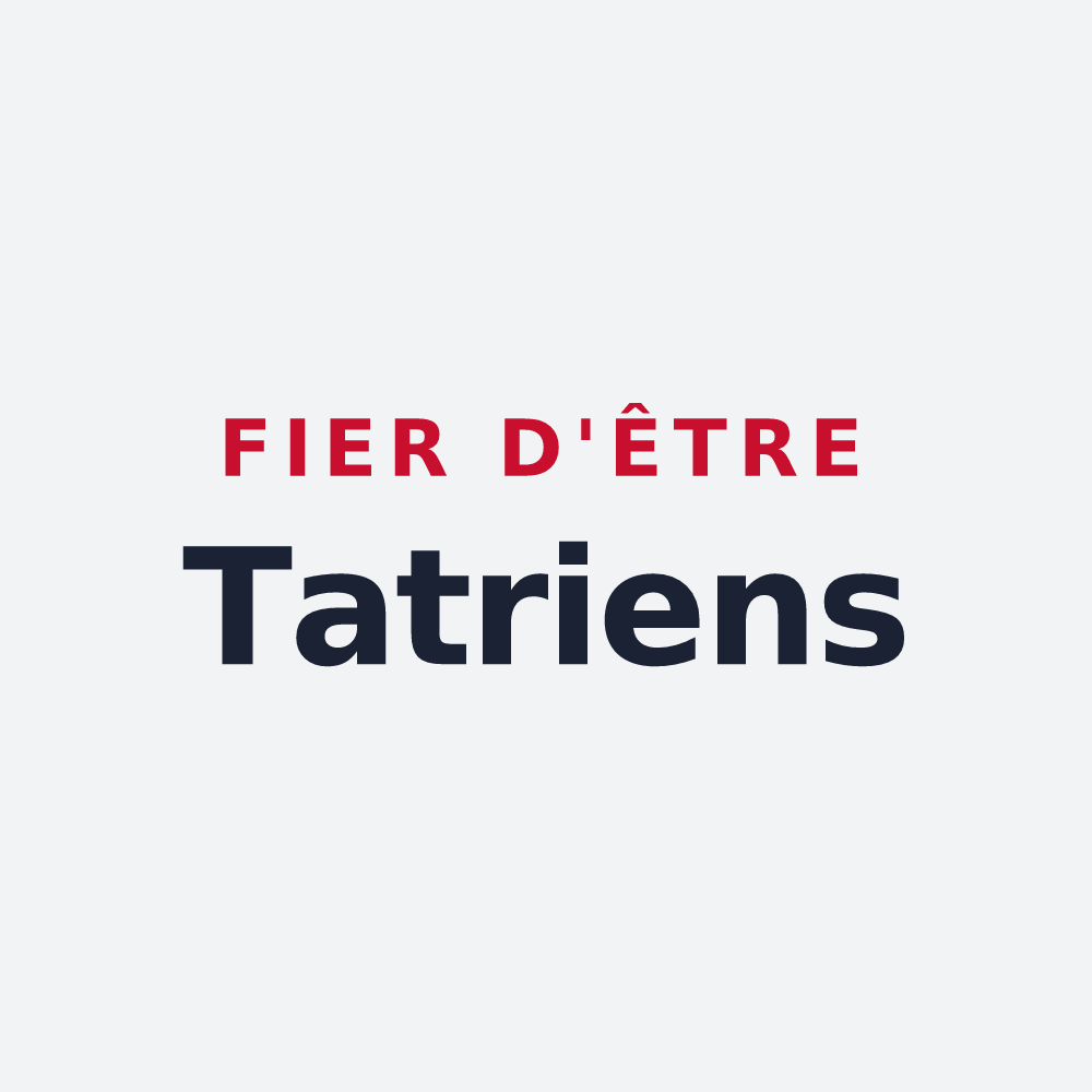 Poster « Fier d'être Tatriens » — design pour Le Tâtre