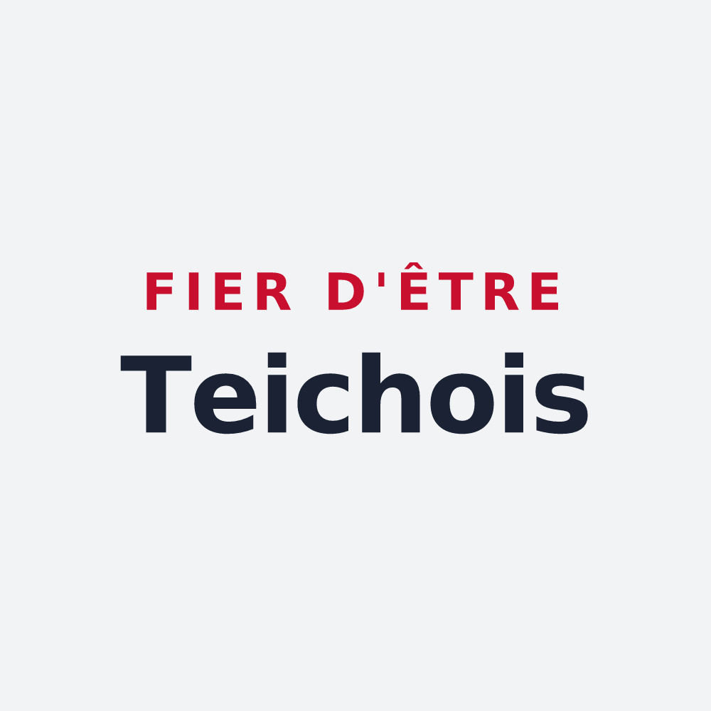 Poster « Fier d'être Teichois » — design pour Le Teich