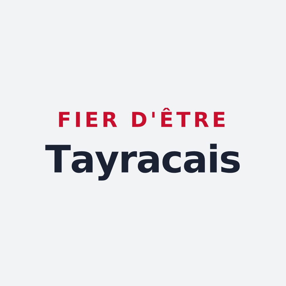 Poster « Fier d'être Tayracais » — design pour Le Temple-sur-Lot