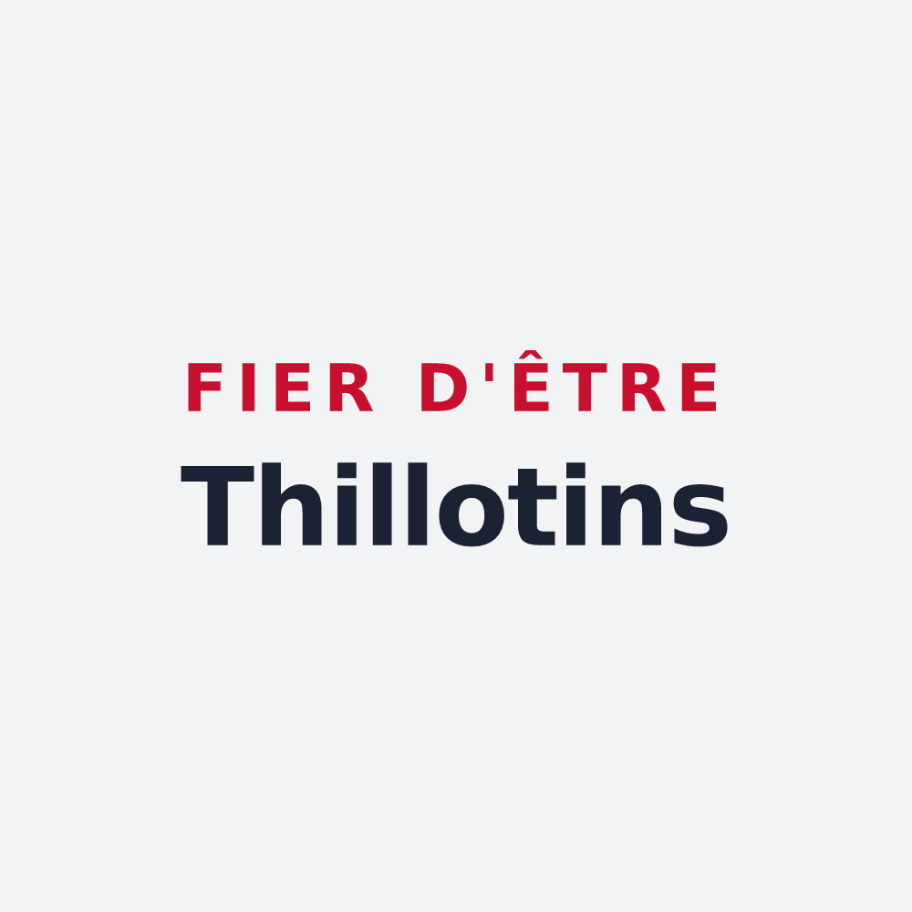 Poster « Fier d'être Thillotins » — design pour Le Thillot