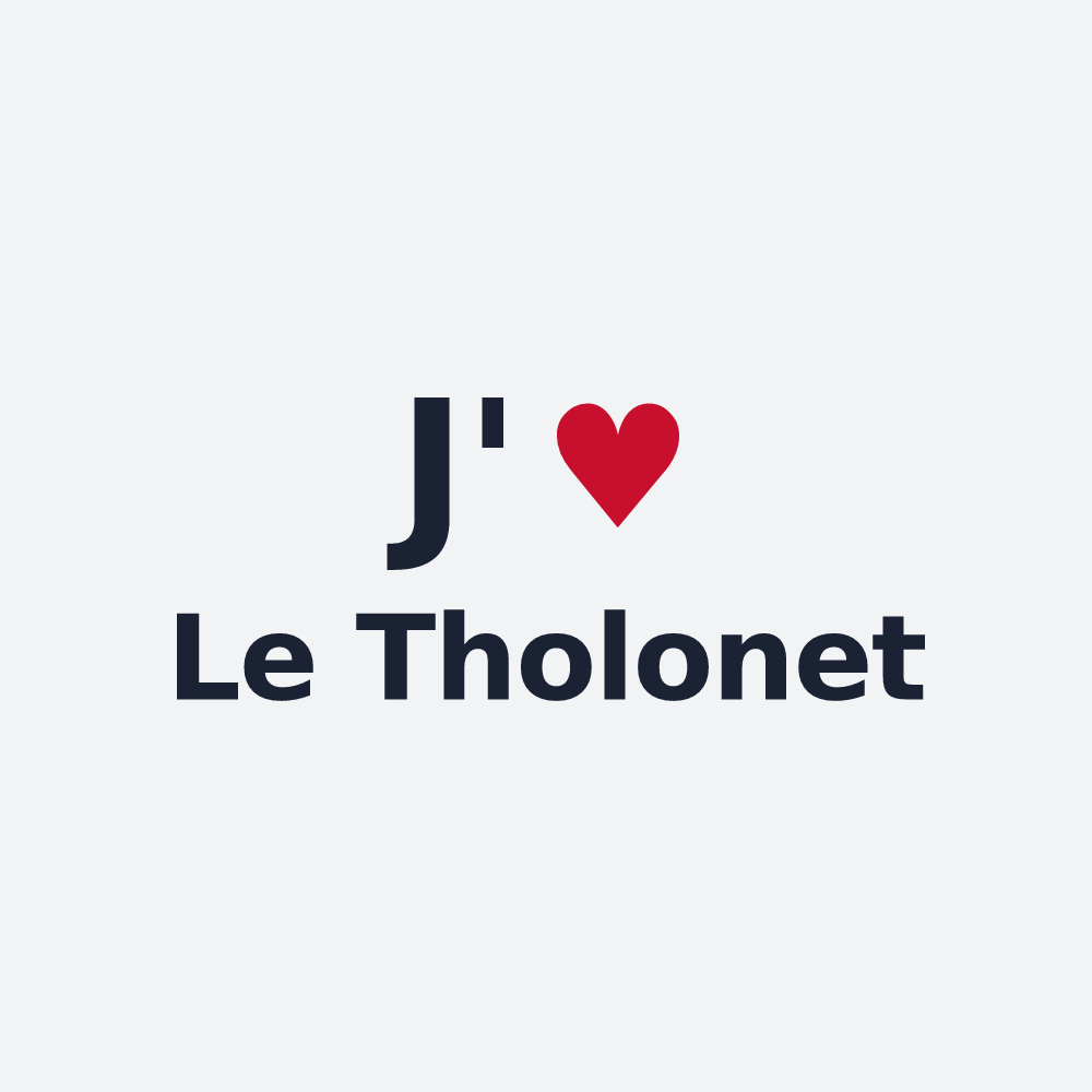 Poster personnalisé Le Tholonet — design J'aime Le Tholonet