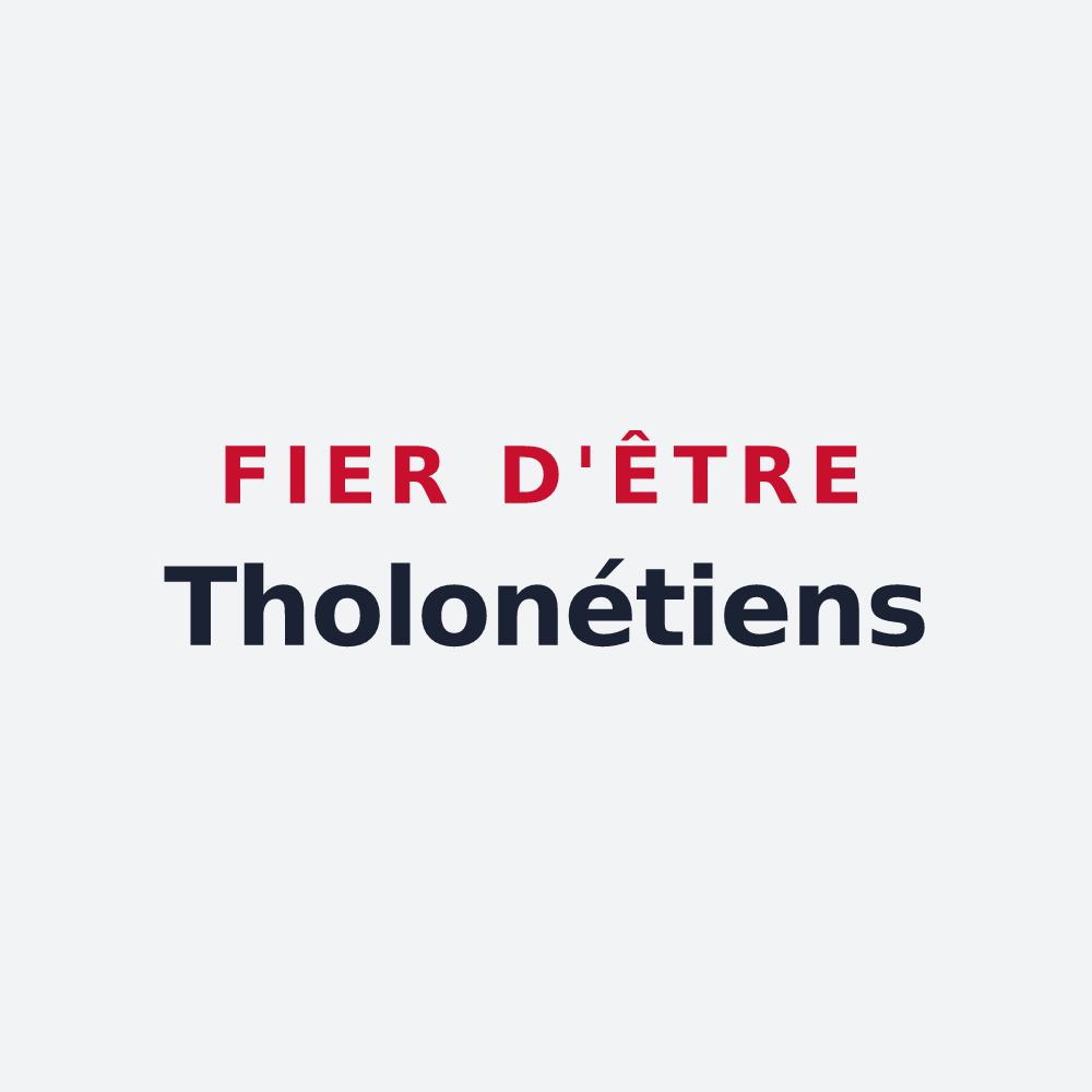 Poster « Fier d'être Tholonétiens » — design pour Le Tholonet