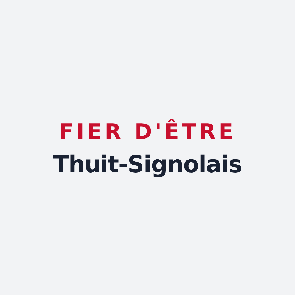 Poster « Fier d'être Thuit-Signolais » — design pour Le Thuit de l'Oison