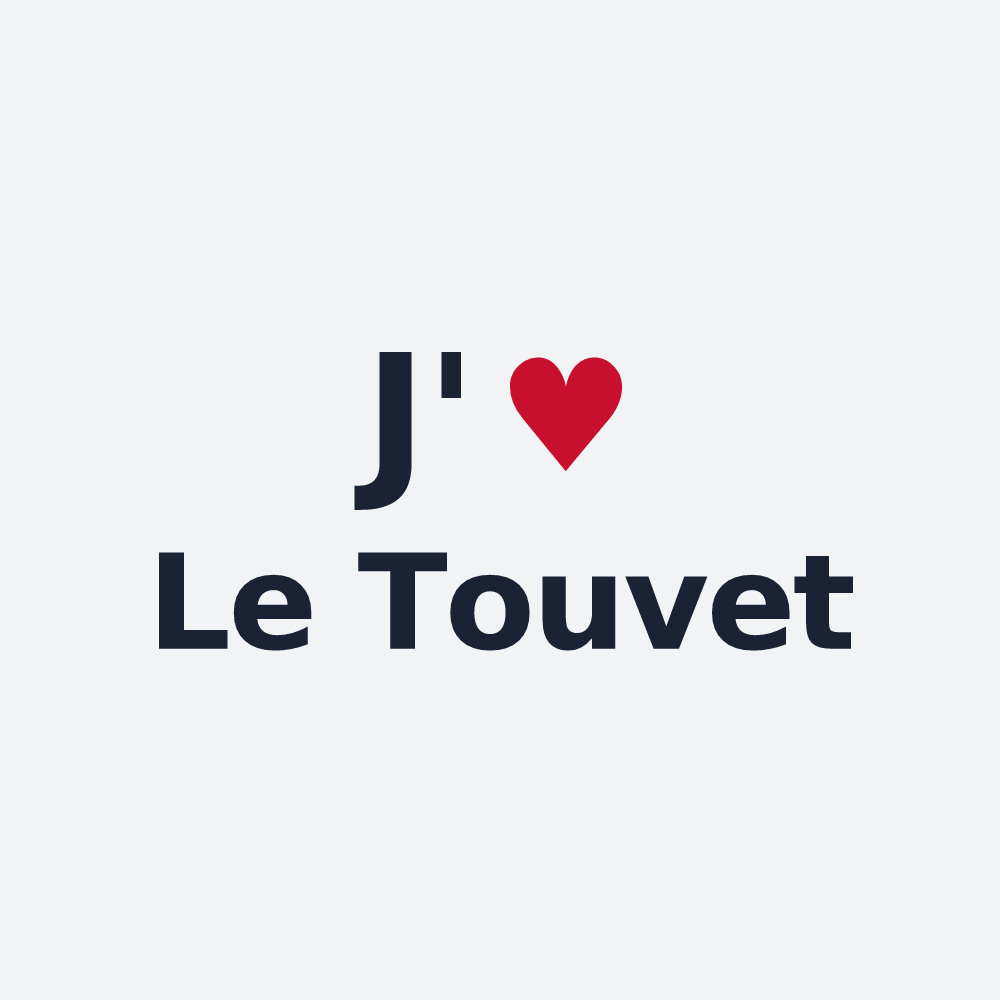 Poster personnalisé Le Touvet — design J'aime Le Touvet