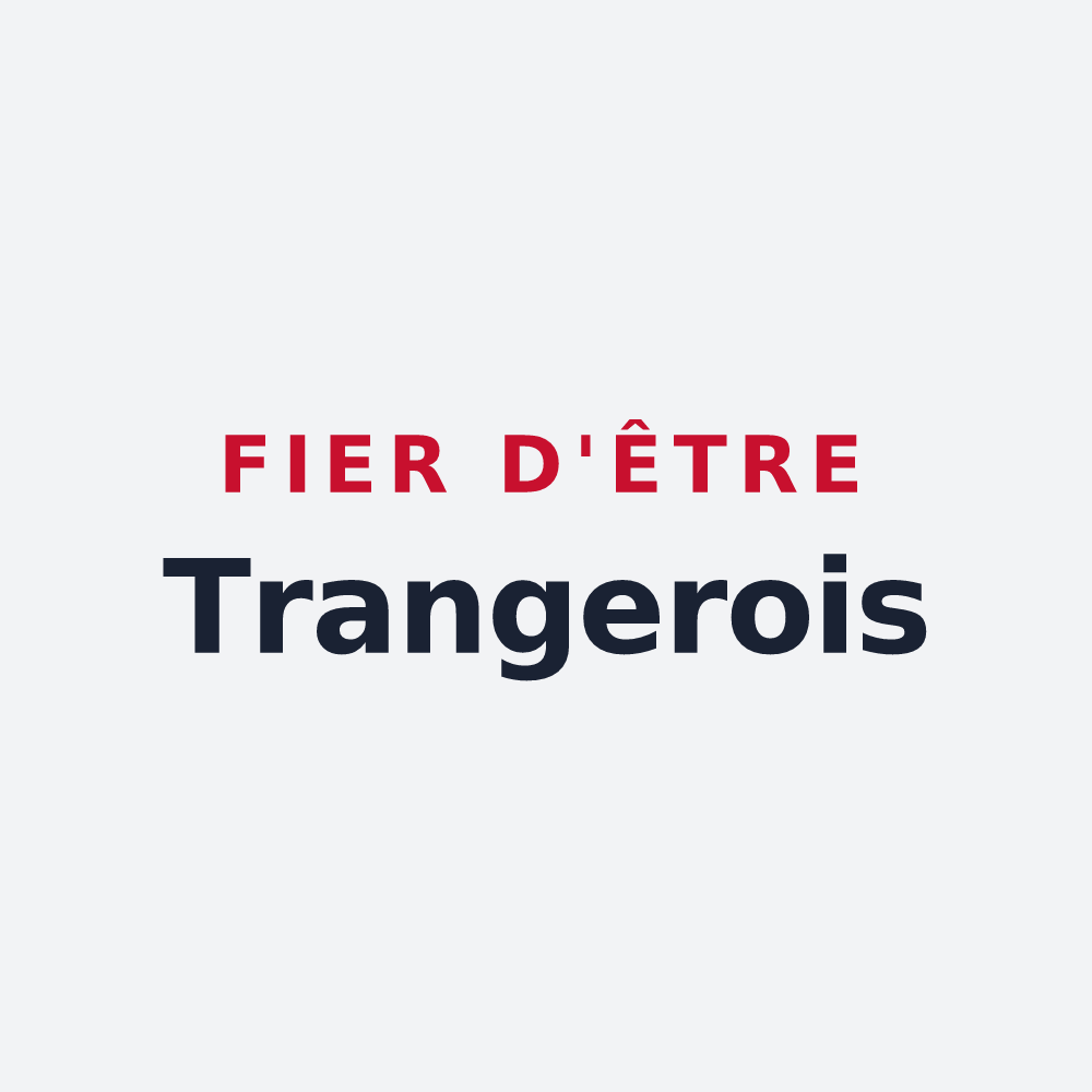 Poster « Fier d'être Trangerois » — design pour Le Tranger