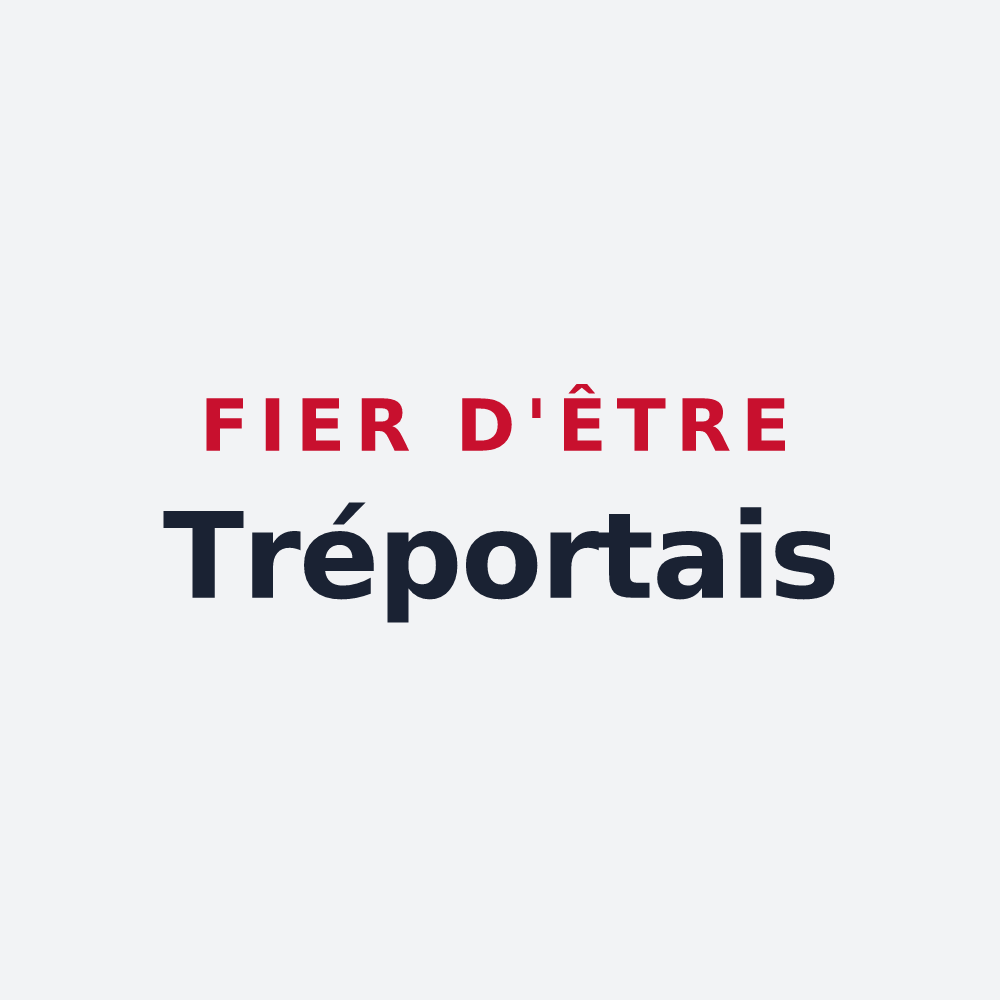Poster « Fier d'être Tréportais » — design pour Le Tréport