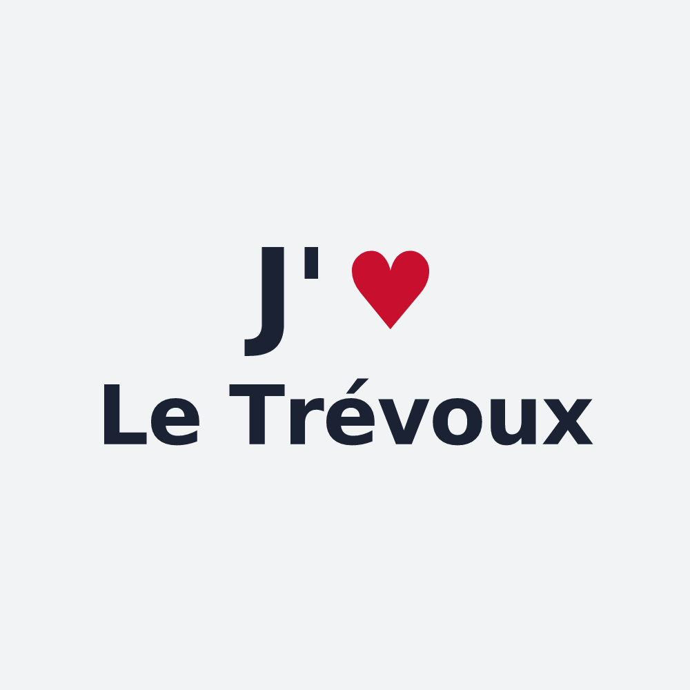 Poster personnalisé Le Trévoux — design J'aime Le Trévoux