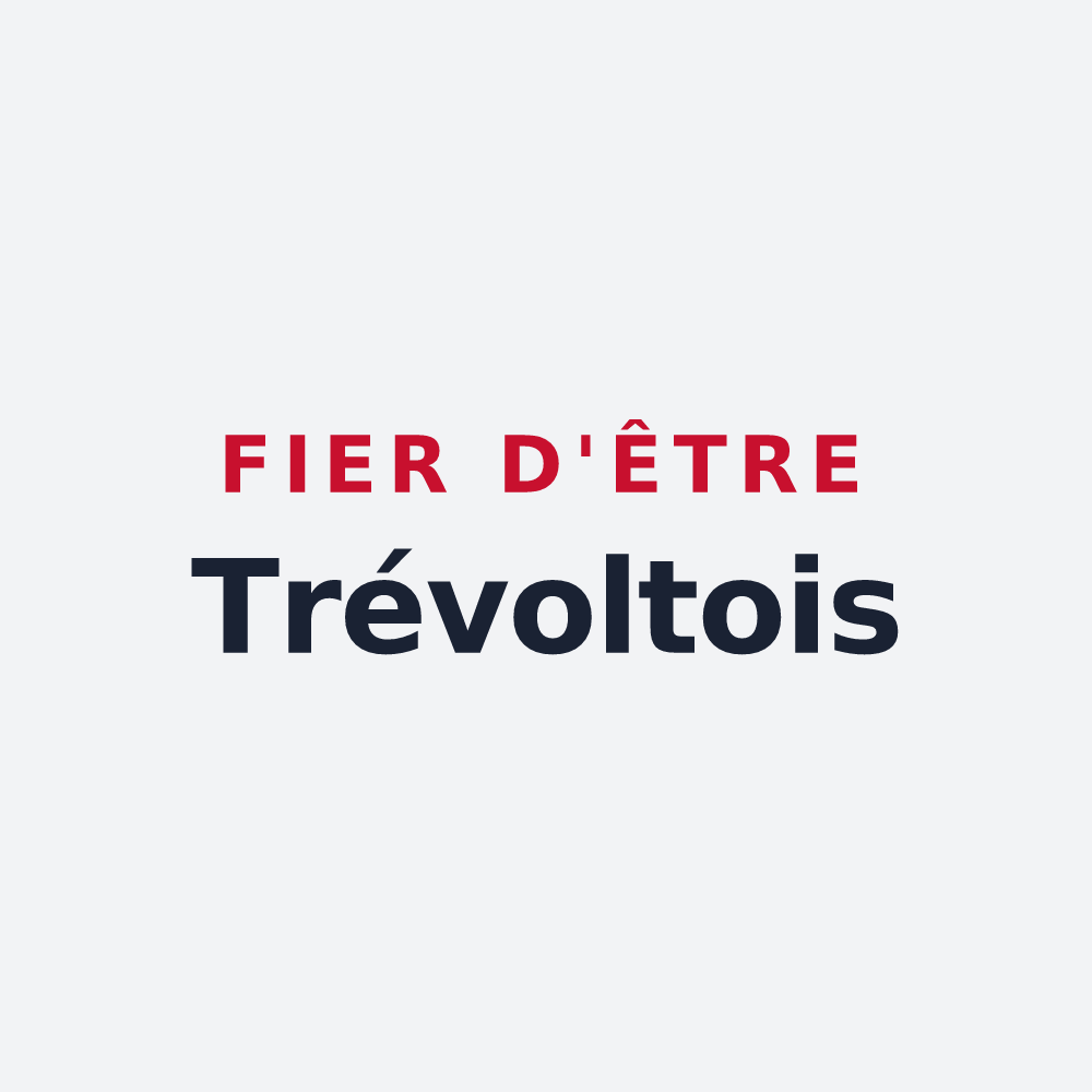 Poster « Fier d'être Trévoltois » — design pour Le Trévoux