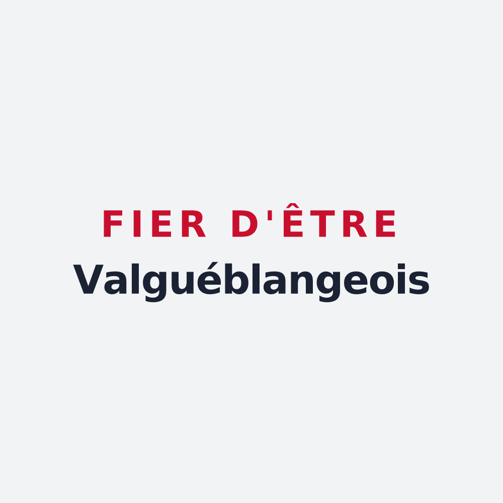 Poster « Fier d'être Valguéblangeois » — design pour Le Val-de-Guéblange