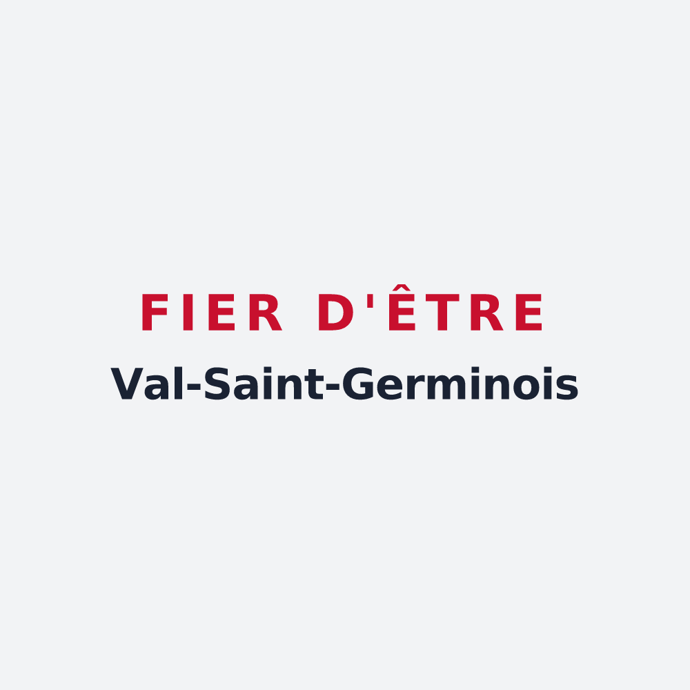 Poster « Fier d'être Val-Saint-Germinois » — design pour Le Val-Saint-Germain