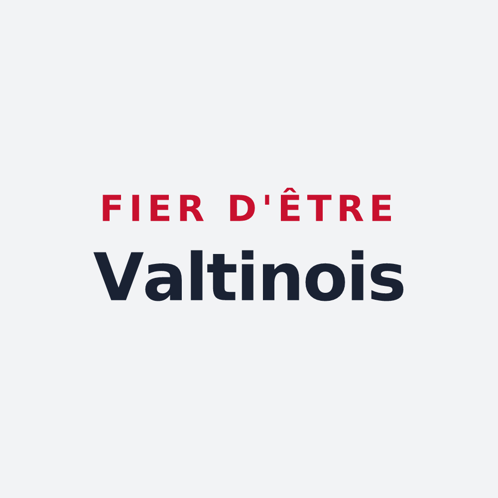 Poster « Fier d'être Valtinois » — design pour Le Valtin