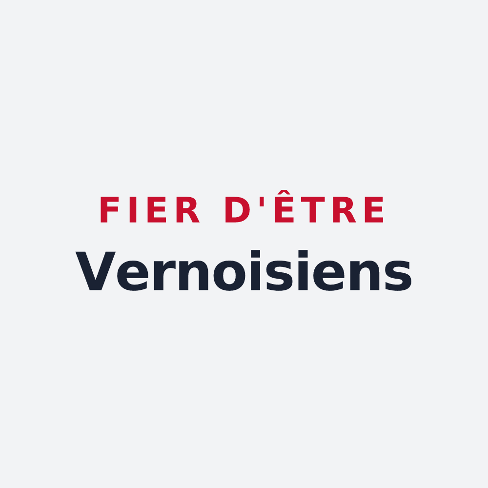 Poster « Fier d'être Vernoisiens » — design pour Le Vernois