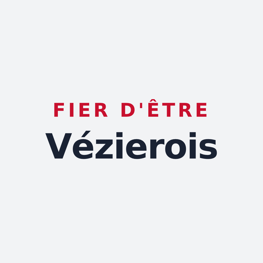 Poster « Fier d'être Vézierois » — design pour Le Vézier