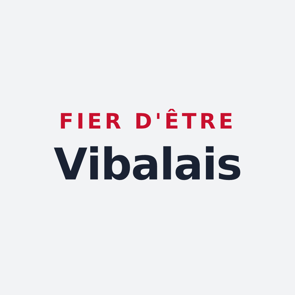 Poster « Fier d'être Vibalais » — design pour Le Vibal