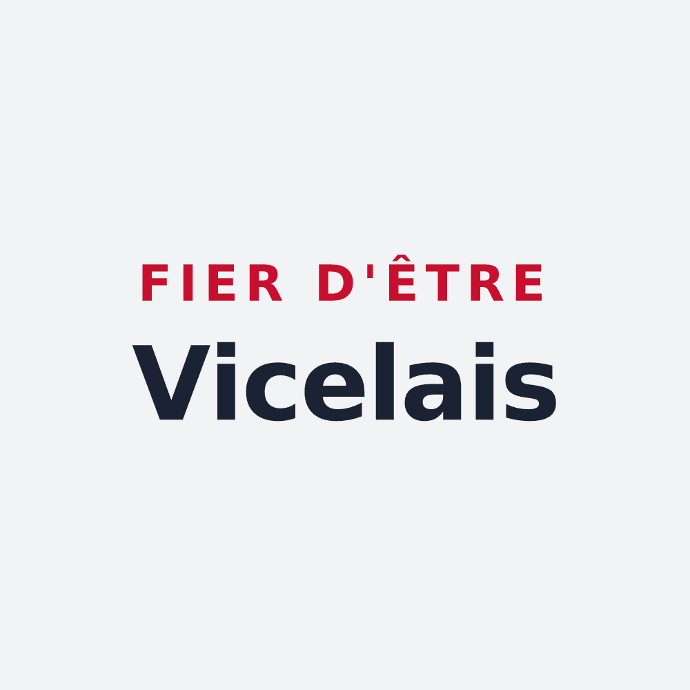 Poster « Fier d'être Vicelais » — design pour Le Vicel
