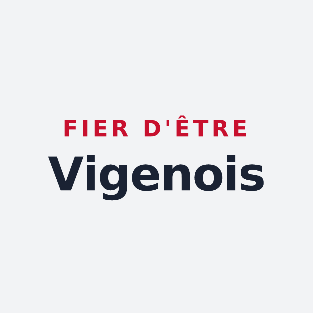 Poster « Fier d'être Vigenois » — design pour Le Vigen