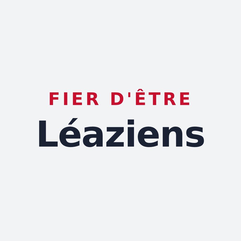 Poster « Fier d'être Léaziens » — design pour Léaz