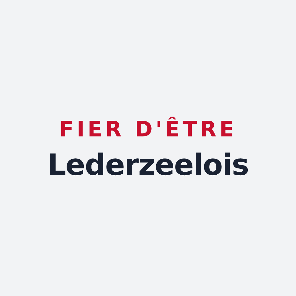 Poster « Fier d'être Lederzeelois » — design pour Lederzeele