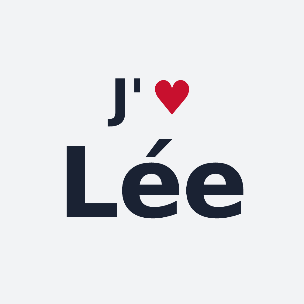 Poster personnalisé Lée — design J'aime Lée
