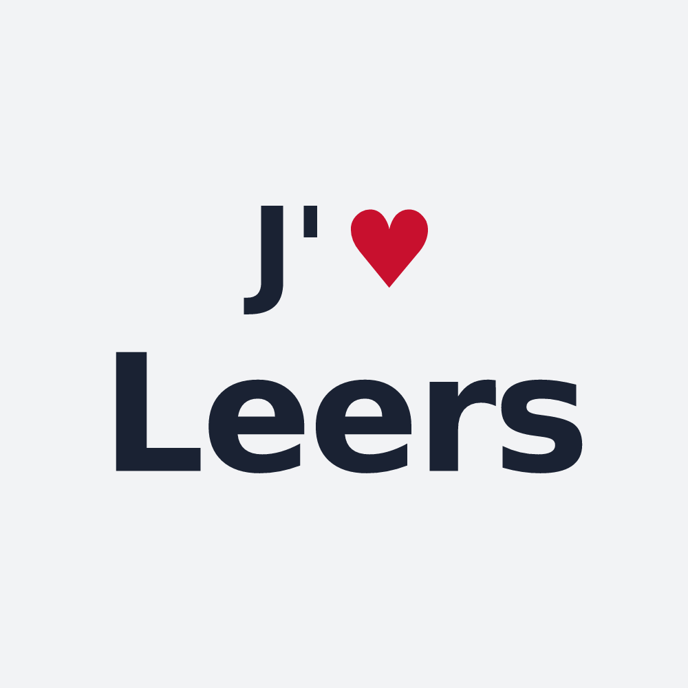 Poster personnalisé Leers — design J'aime Leers