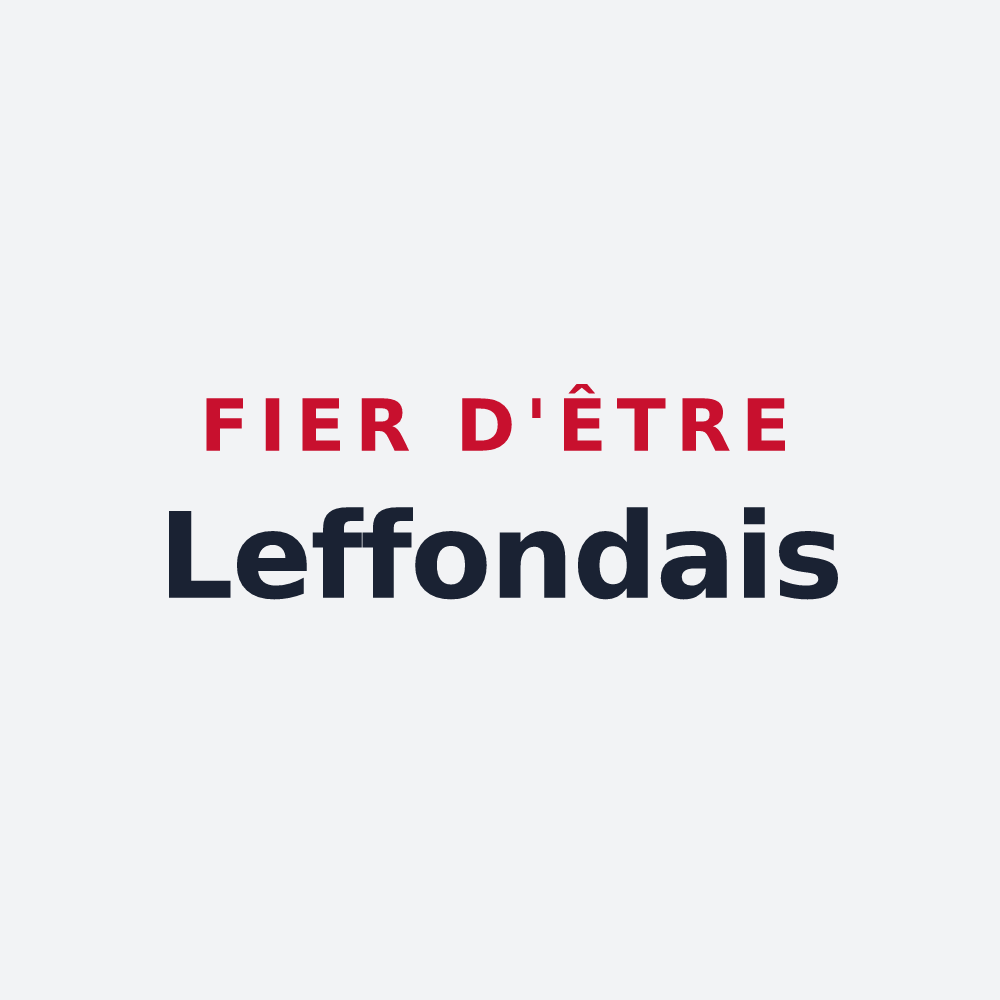 Poster « Fier d'être Leffondais » — design pour Leffonds