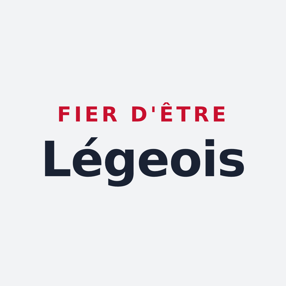 Poster « Fier d'être Légeois » — design pour Lège