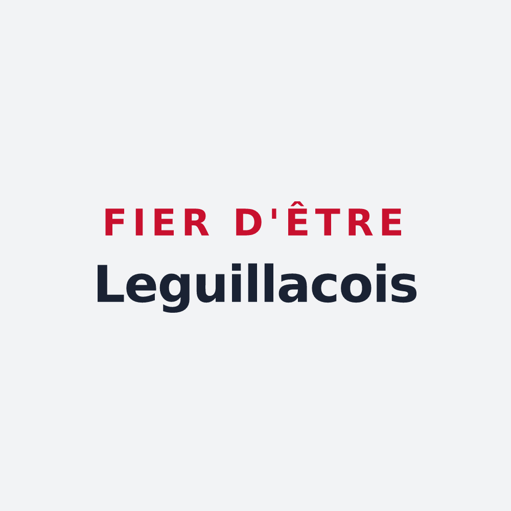 Poster « Fier d'être Leguillacois » — design pour Léguillac-de-l'Auche