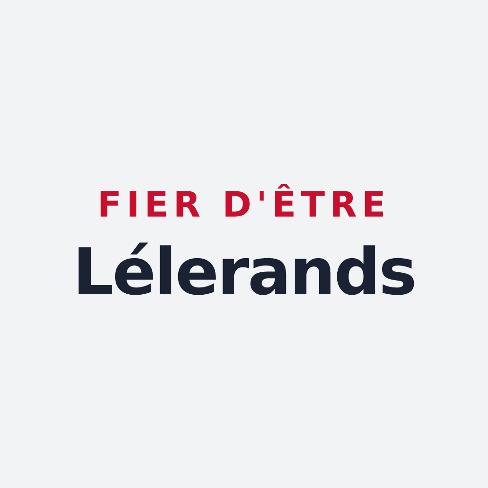 Poster « Fier d'être Lélerands » — design pour Lélex