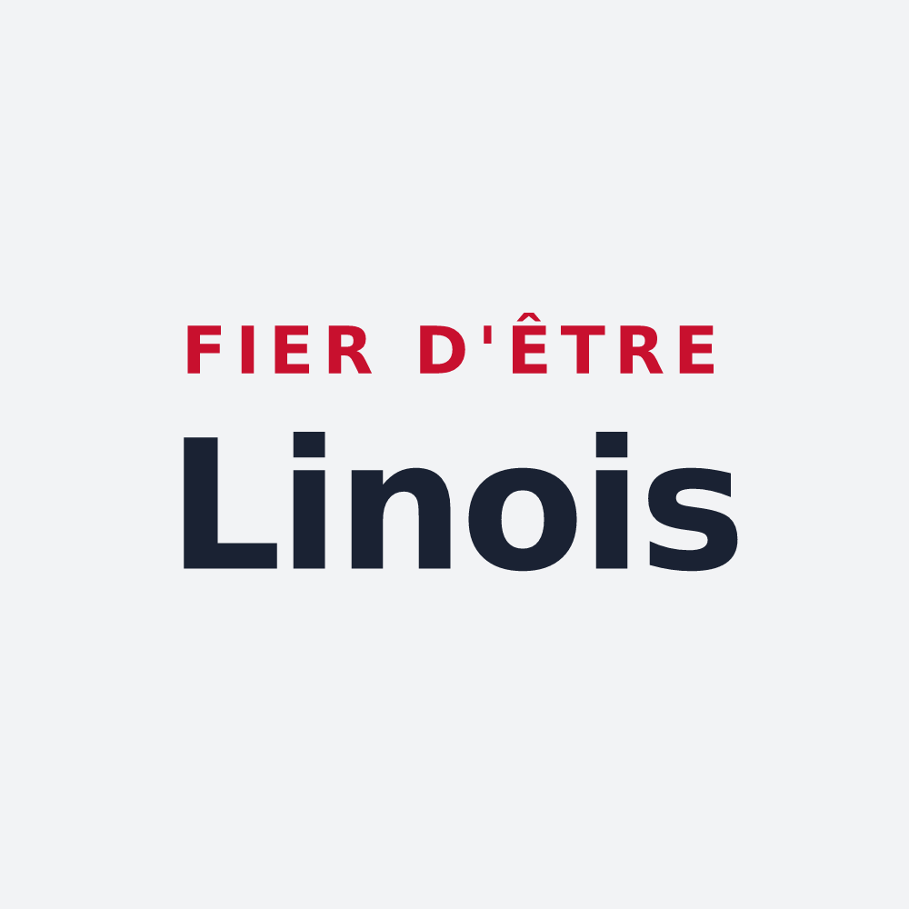 Poster « Fier d'être Linois » — design pour Lelin-Lapujolle
